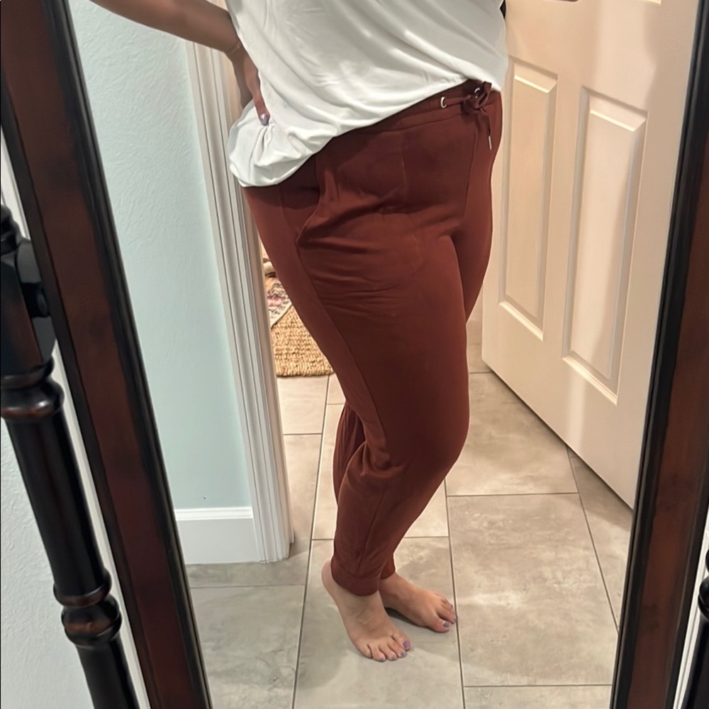 Rust Jogger Pants
